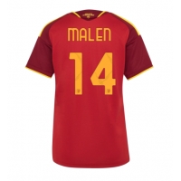 Dres AS Roma Donyell Malen #14 Domáci pre Ženy 2026-27 Krátky Rukáv